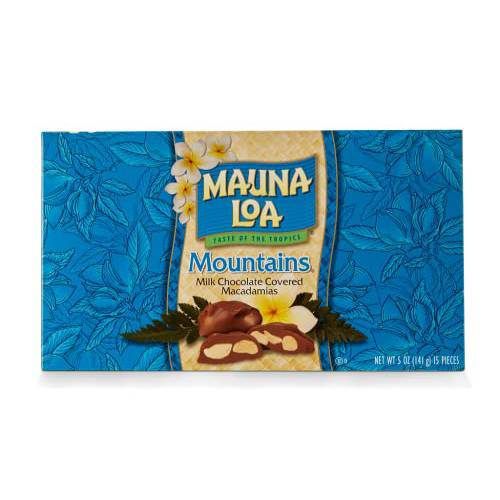 Mauna Loa Premium Hawaiian Roasted Macadamia Nuts, Milk Chocolate Flavor, 5 Fl Oz