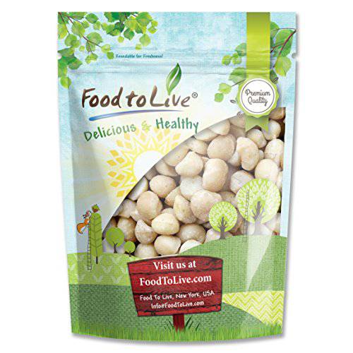 Whole Macadamia Nuts, 4 Pounds – Non-GMO Verified, Raw, Unsalted, Unroasted, Keto Friendly, Kosher, Vegan, Bulk, Great as Snack and for Baking, Good Source of Manganese, Thiamin, and Copper