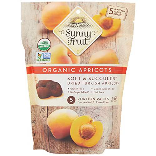 Sunny Fruit Organic Apricots, Soft and Succulent Dried Turkish Apricots