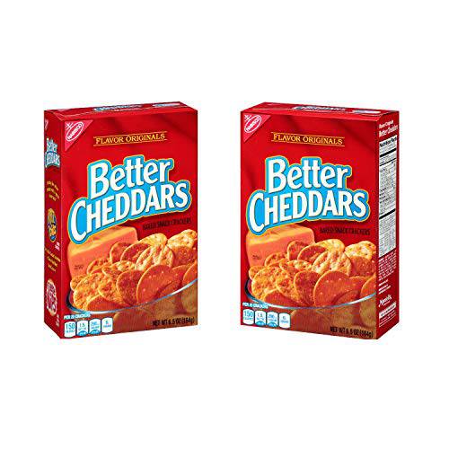 Better Cheddars Crackers 6.5oz Box - Pack of 2