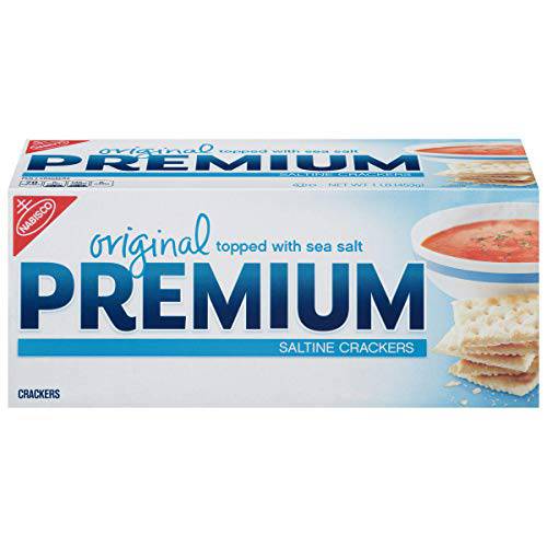 Nabisco Premium Saltine Crackers, 16-Ounce Boxes (Pack of 2)