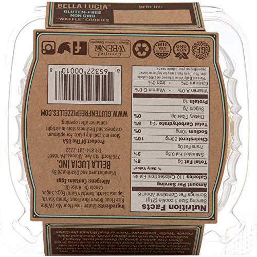 Bella Lucia Gluten Free Pizzelles, Anise, 6 Ounce