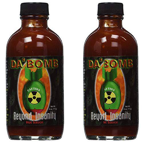 Hot Sauce, Original Hot Sauce Made with Habanero and Chipotle Peppers, 4oz Bottle, Pack of 2 Bottles.