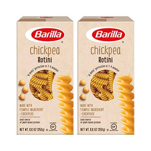 Barilla Chickpea Rotini (gluten-free pasta) 8.8 ounce (pack of 2)