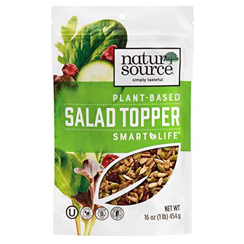 naturSource Smart Life Plant Based Salad Topper Vegan Friendly Gluten Free 16 oz Re-Sealable Pack
