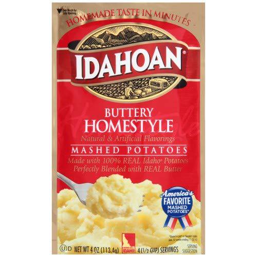 Idahoan, Buttery Homestyle Mashed Potatoes (Pack of 6)