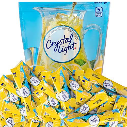 Crystal Light Lemonade Powdered Drink Mix, Instant Lemonade Powder Mix - Bulk Packaging (48 Sticks)