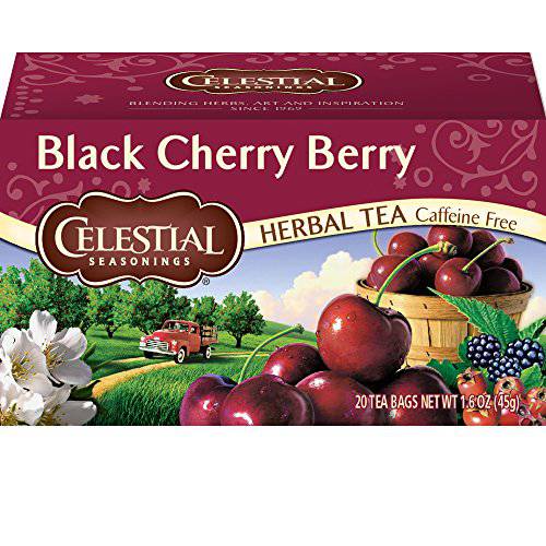Celestial Seasonings Black Cherry Berry Herbal Tea, 20 Count
