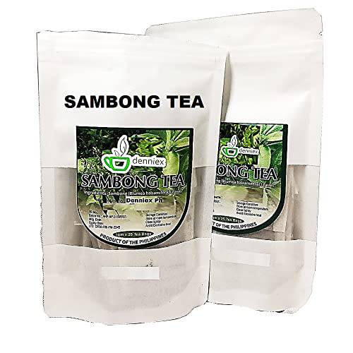 Denniex Sambong Herbal Tea Philippines 25 pieces (Pack of 2) Bundle with Denniex Natural Guide in a OL Sealed Bag