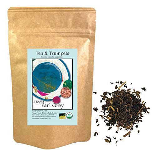 USDA Organic Decaf Earl Grey Loose Leaf Tea - 4 oz