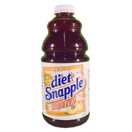 Snapple Diet Peach Tea, 64 oz (8 Bottles)