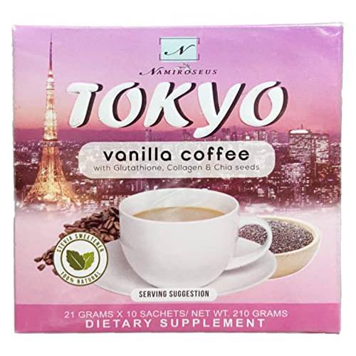 Namiroseus TOKYO Vanilla Coffee, 21g x 10 Sachets, 10 Count (Pack of 1)