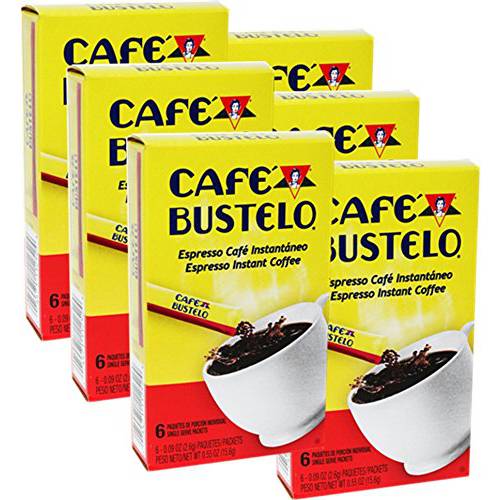 Café Bustelo Instant Coffee Single Serve Packets, 6 Count