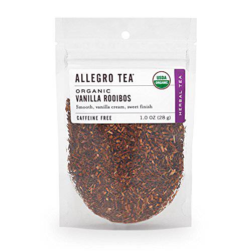 Allegro Tea, Organic Vanilla Rooibos, Loose Leaf Tea, 1 oz