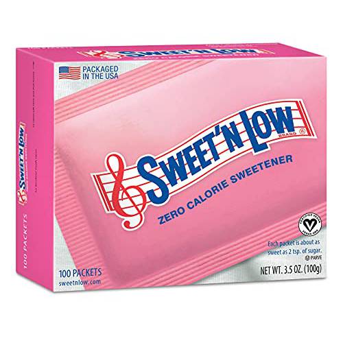 Sweet’N Low Sweetener, 100 Count Packets (1 Pack)