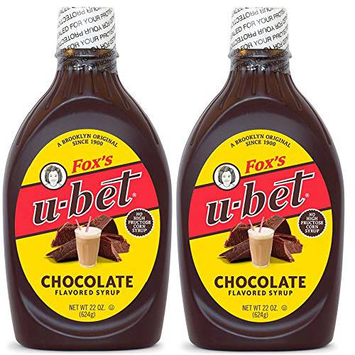 Fox’s U-Bet Original Chocolate Flavor Syrup, 22 Ounce (Pack of 2)