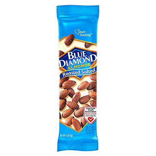 Blue Diamond Almonds, Roasted Salted, 1.5 Ounce (Pack of 12)