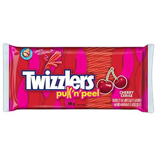 Twizzlers Cherry Pull N Peel Party Pack, 396 Gram/13.96 Ounces {Imported from Canada}