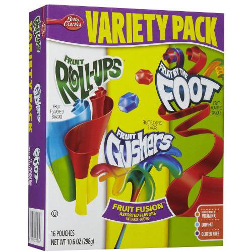 Fruit Snacks Variety Pack, 16 ct