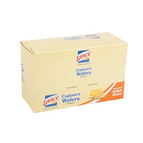 Lance Captain’s Wafers Grilled Cheese Sandwich Crackers [20-Count Caddy]