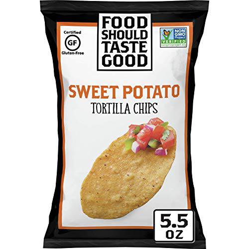 Food Should Taste Good Tortilla Chips, Sweet Potato, Gluten Free, 5.5 oz