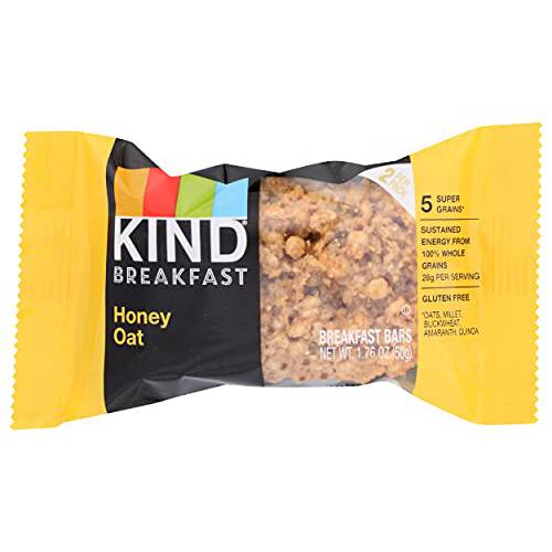Kind Honey Oat Nutritional Snack Breakfast Bar, 1.8oz 4 Count, 7.1 oz