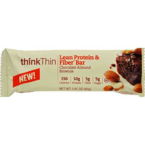 Think Thin Bar Protein Chocolate Almond Brownie 1.41 oz (10 Pack)