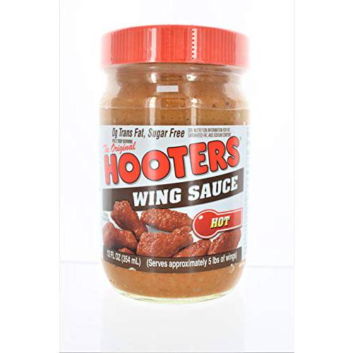 Hooters Sauce Wing Hot, 12 ounces (Pack of 1)