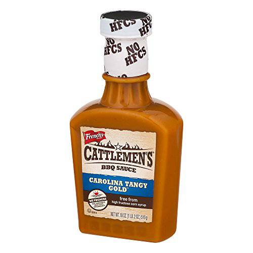 Cattlemen’s Master Reserve Carolina Tangy Gold BBQ Sauce 18 Ounce (Pack of 2)