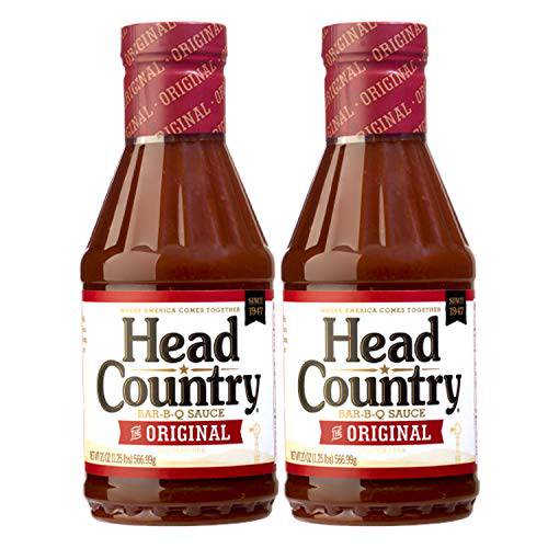 Head Country Bar-B-Que Sauce 20 oz Bottle(Pack of 2)