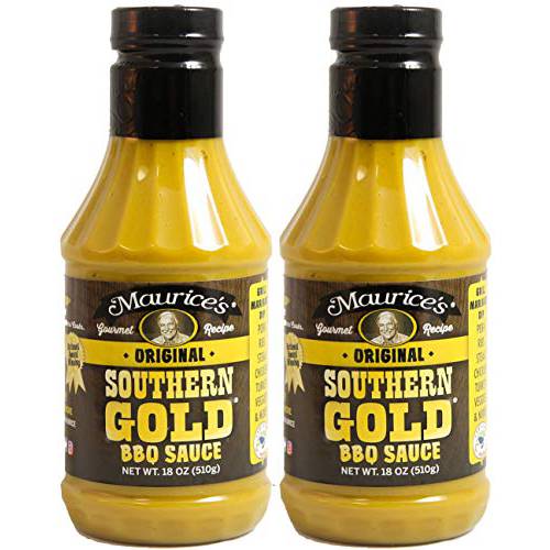 Southern Gold BBQ Sauce, Original 18oz Pack of 2