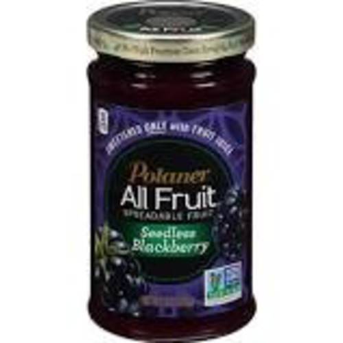 Polaner All Fruit Seedless Blackberry Spreadable Fruit 10oz (Pack of 2)