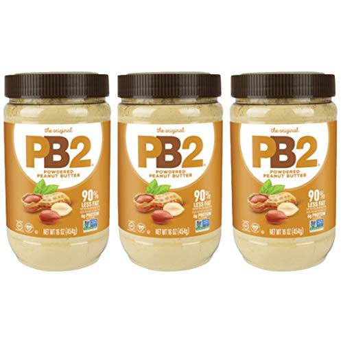 PB2 Bell Plantation Peanut Butter, 16 Ounce, Pack of 3