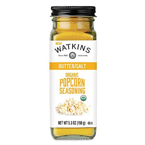 Watkins Gourmet Organic Butter and Salt Popcorn Seasoning, 5.3 oz