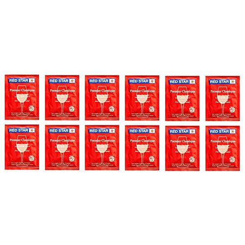 North Mountain Supply - RS-PC-12 Red Star Premier Classique Wine Yeast - Pack of 12 - Fresh Yeast
