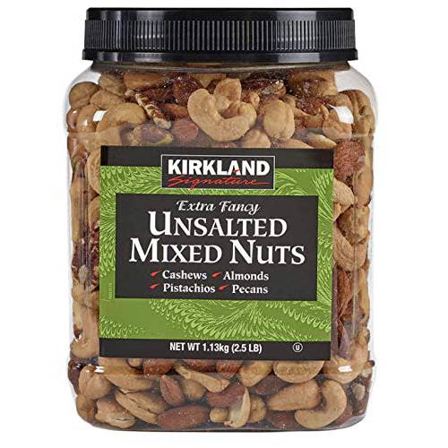 Kirkland Signature Extra Fancy Mixed Nuts unsalted, 39.85 Ounce
