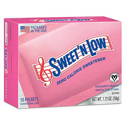 Sweet’N Low Sweetener, 50 Count Packets (1 Pack)