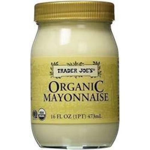 Trader Joes ORGANIC Mayonnaise 16 FL oz (Case of 3)