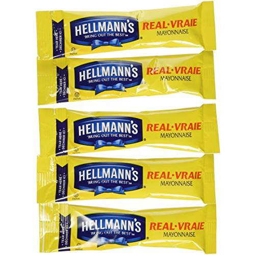 75 Individual Hellmann’s Mayo Packets-Great For Work/School Always Fresh