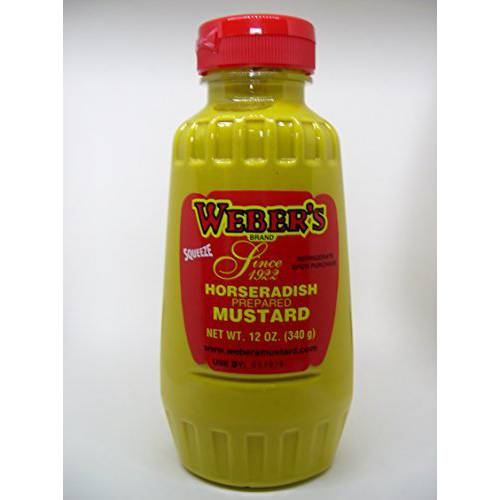 Buffalo’s Own Weber’s Brand Horseradish Mustard Squeeze Bottle 12oz. by Weber’s