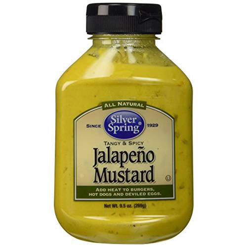 Silver Springs Mustard, Jalapeno, 9.5 oz