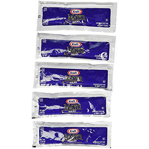 Kraft Real Mayonnaise Portion-Sized Condiment Packets, 0.44 OZ (100 Packets)