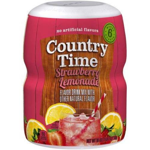 Country Time Drink Mix, Strawberry Lemonade (Pack of 4)