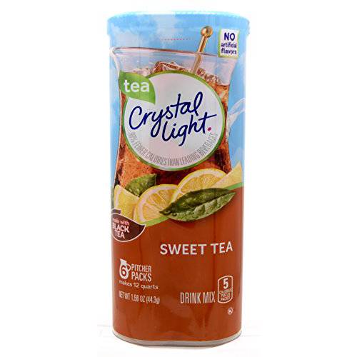 Crystal Light Sweet Tea, 12-Quart 1.56-Ounce Canister (Pack Of 3)