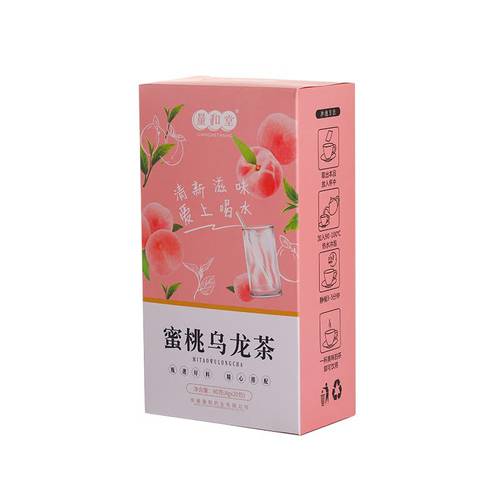 Peach Oolong Tea Botanical herbal tea 蜜桃乌龙茶 80g 2.8OZ. (4g*20 sachets)