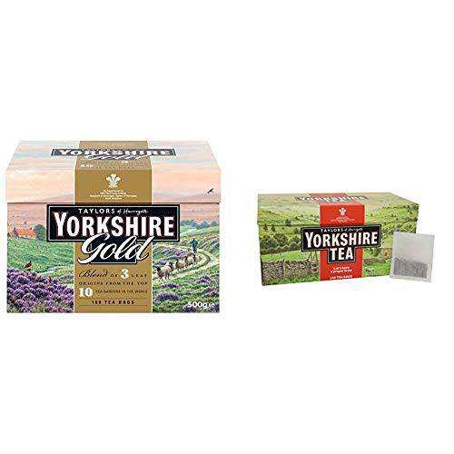 Taylors of Harrogate Yorkshire Gold, 160 Teabags & Yorkshire Red, 240 Teabags