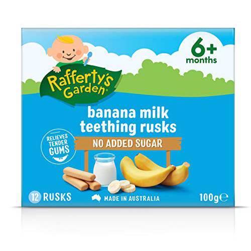 Rafferty’s Garden Banana Milk Teething Rusks 100g