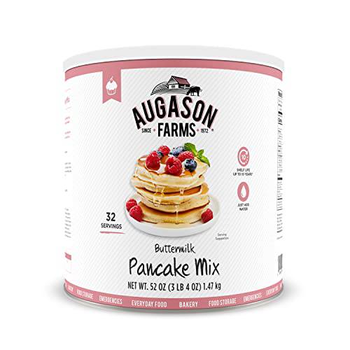 Augason Farms Buttermilk Pancake Mix 3 lbs 4 oz 10 Can