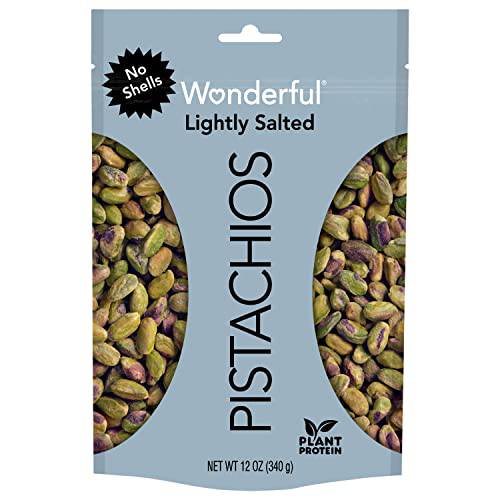 Wonderful Pistachio Wonderful Pistachios, Roasted and Lightly Salted Nuts, 12 Ounce Resealable Pouch,12 Ounce (Pack of 1)