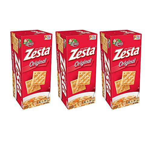 Keebler Zesta Original Saltine Snack Crackers 16 Oz - Pack of 3
